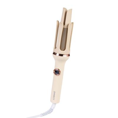 China HD Display Professional Automatic Rotating Styling Tool Hair Curler with Ceramic Ionic Barrel and Smart Anti-Stuck Sensor for sale