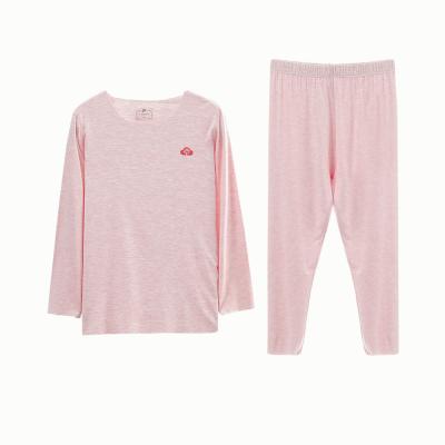 China 2021 new knitted thermal long sleeve children's pajamas sets boy and girl children's sleep wear sleepwear for sale