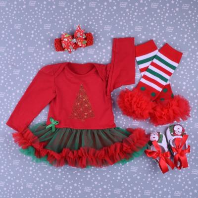 China 2021 New Breathable Baby Holiday Kids Christmas Dress Halloween Rompers Eco-Friendly Party Clothes Costumes for sale