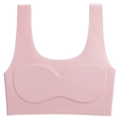 China New antibacterial invisible young girls 7-12 years old one size bra breathable modal girls bra for sale