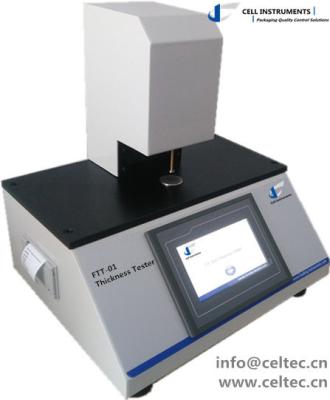 China Textile Thickness Tester by mechanical scanning ISO 4593 ASTM D374 ASTM D1777 for sale