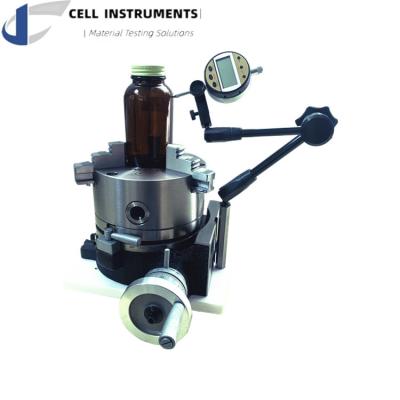 China Perpendicularity Testing Instrument For Bottle And Cylinder Quality Testing In Lab ISO 9008 Verticality Deviation Tester for sale