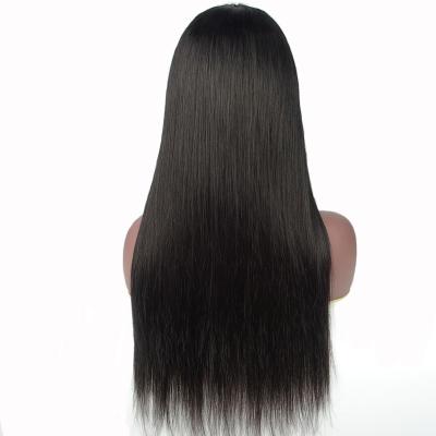 China Straight Transparent 13X4 Lace Frontal Human Hair Wigs Pre Plucked 4X4 Lace Closure Wig Long Brazilian Lace Front Wig For Women for sale