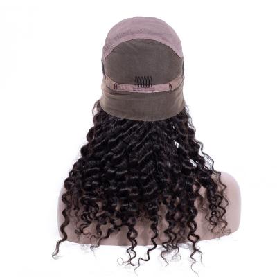 China Jerry Curly Weave Short Curly Wig Lace Front Wig Jerry Curly Hair Deep Part Raw Virgin Hair Jerry Curly Lace Front Wig for sale