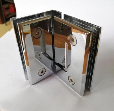 China Solid Style 90 Degree Solid Brass Glass To Shower Glass Door Hinge for sale