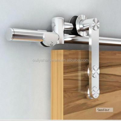 China Sliding Heavy Duty Wood Sliding Bypass Barn Door Hardware For Promotion for sale