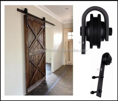 China American House Style Barn Door Hardware Kit for sale