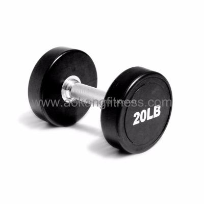 China Crossfit Fitness Anti-Slip Urethane Dumbbell for sale