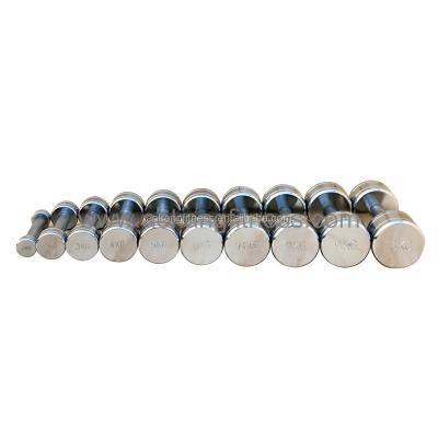 China Top Grade Stainless Steel Chromed Stainless Steel Dumbbell for sale