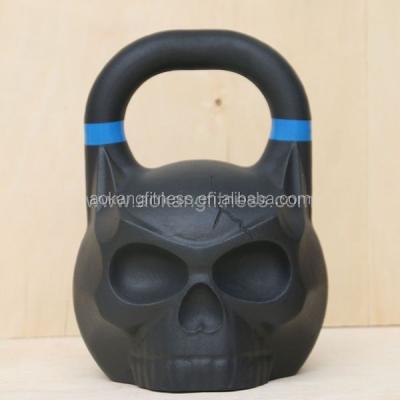 China Weight Lfiting Cast Iron Crossfit Skull Kettlebell for sale