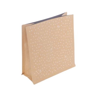 China Recyclable Customized Aluminized Waterproof Flat Bottom Food Packaging Kraft Paper Bag for sale