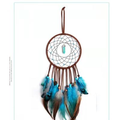 China Factory wholesale minimalist modern simple feather dream catcher for wedding wall decoration for sale