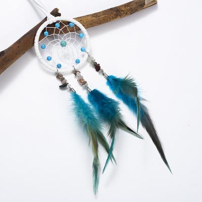 China Factory New Design Contemporary Handmade Folk Art Dreamcatcher Dream Catcher For Car for sale