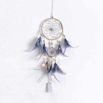 China Hot selling minimalist supplier dreamcatcher string lights birthday gift hang decorations unicorn dream catcher for sale