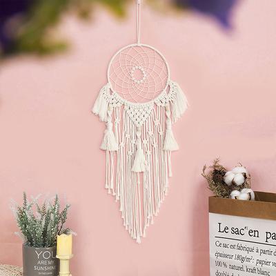 China Wholesale New Design Europe Folk Art Boho Decor Handmade High Quality Dream Catcher Macrame Wall Tapestry for sale