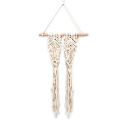 China Wholesale Europe High Quality Hand Weaving Pocket Creative Net Wall Rope Hemp Cotton Pendant Dream Catcher for sale