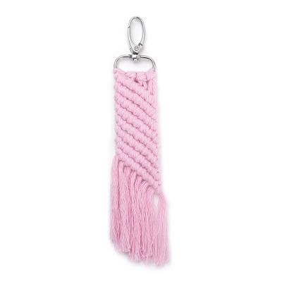 China China Factory Supply Wholesale High Quality Handmade Blow Bag Woven Key Chain for sale