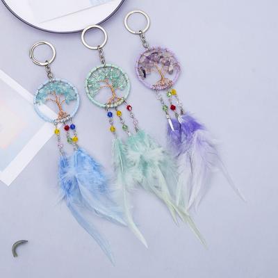 China Wholesale Hot Creative Blue Purple Green Dream Catcher China Key Chain Sale for sale