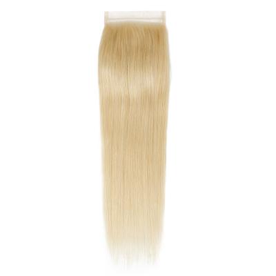 China Wholesale 100% Virgin Hair Straight King Beauty Human Hair Topper Straight Remy Hair Women 4*4 Lace Up Blonde Lace Hairpiece for sale