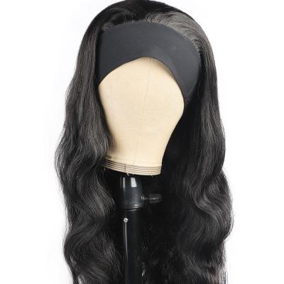 China Hot Sale Women Remy Brazilian Virgin Human Hair Glueless Wholesale Body Wave Black And Brown Body Wave Natural Main Tape Wig for sale