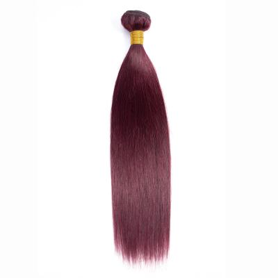 China Wholesale Straight Hair Extension 100% Indian Virgin Hair Bundles Seller Directly Bone 8 10 Red Peruvian Hair 12A Bundles for sale