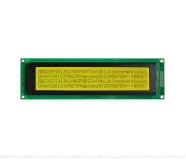 China STN Yellow Green Character Display Module , 40×4 LCD Character Display Modules for sale