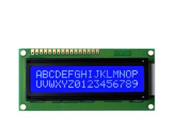 China 16×2 Character LCM Module , STN Yellow Green Character Display Module for sale