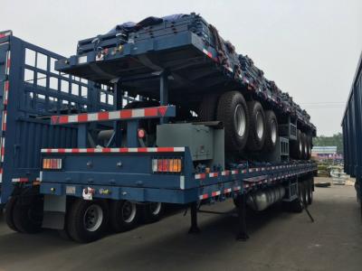 Китай кровать 3axles 40tons плоская/каркасный контейнера трейлер semi для продажи на экспорт продается