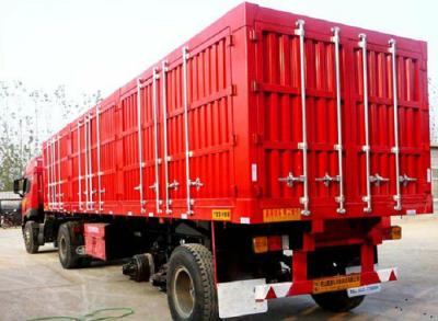 China Triangle Brand Vacunnm Tire  Enclosed Cargo Box Semi Trailer For Sale for sale