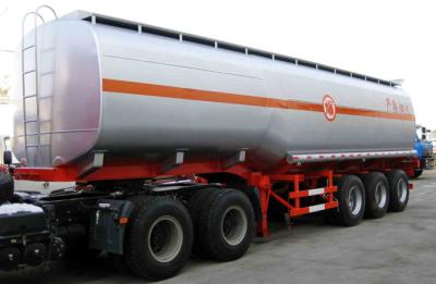 China Heavy Duty  3 axles 40000L fuel tanker semi trailer With tool box for sale