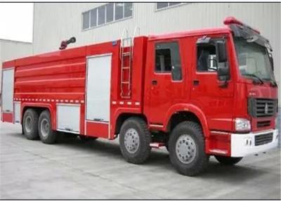 China 8 el tipo de conducción del × 4 camiones de la lucha contra el fuego de la capacidad de 25T con la bomba de fuego modela PS80W en venta