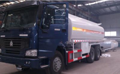 China 15 CBM - 25 CBM Mobile fuel tank truck parameter  6 - speed with over drive for sale