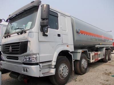 China SINOTRUK 8 * 4  336HP HOWO76 Cab Fuel Tanker Truck / diesel tank trailer for sale