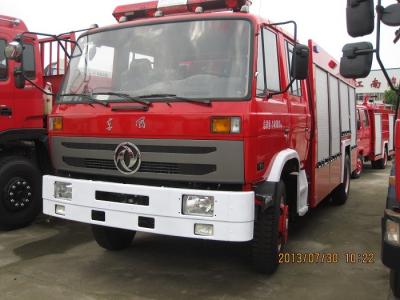 China Large Capacity Carbon Steel Material Red Diesel Fire Fighting Trucks for Emergency fire for sale