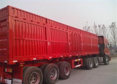 China 3 or 2 Axle Tipping Box Van Truck with Air Suspension 50 TON for sale