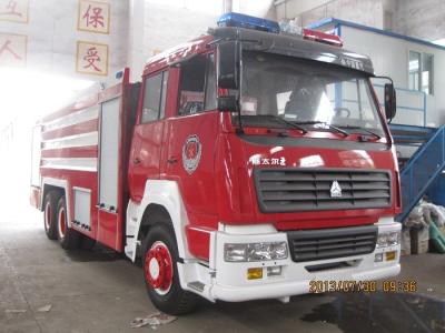 China Euro Ⅲ 336 Horse Power Fire Fighting Trucks Diesel Fuel Type for sale