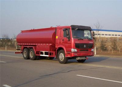 China EUROII chassis Fuel / Oil Tank Truck 6x4 25cbm capacity HOWO for sale