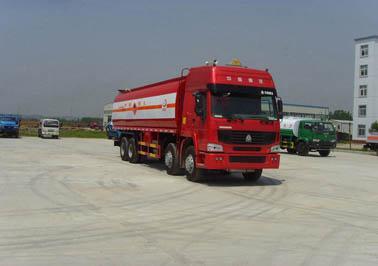 China Howo 35000 liters diesel fuel tanks for trucks 35000 L petroleum tank truck. for sale