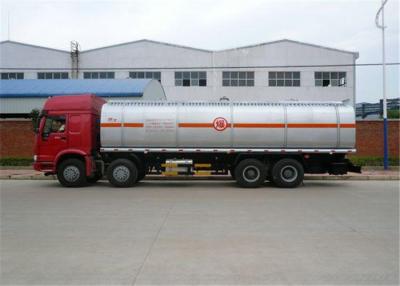 China Sinotruk howo 8x4 Aluminium alloy fuel tanker truck for oil transport for sale