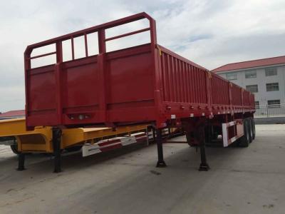 China Multi - functional 2/3 axles 40-80 tons side wall semi trailers with bogie suspension and container lock chioce for sale