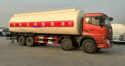 China Manual Mechanical Left Hand Driving Bulk Cement Truck 336HP Euro 3 for sale