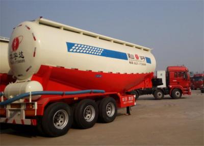 China drei- Tanker-Trailer der Achsen-50CBM, Doppellinien Druckluftbremse-System 40 Tonnen-Luft-Suspendierungs-Trailer zu verkaufen