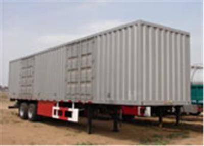 China 3 axles enclosed cargo semi trailer for sale /  van semi trailer for sale