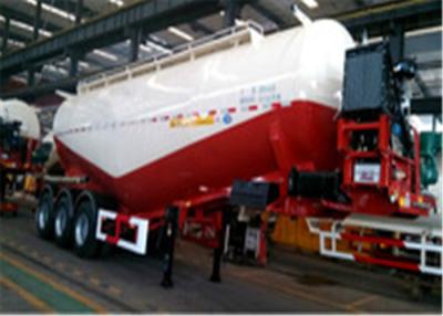 China 3 Axles Bulk Cement Truck , Carbon Steel Bulk Cement Semi Trailer for sale