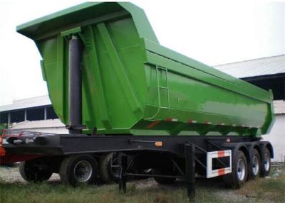 China U shape 50 ton 3 axles rear dump truck trailer / tipper semi trailer tipping trailer for truck prime mover for sale