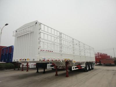 China Zhuowei Tri- Axles Fenced Semi Trailer for Livestock / Cow / Cattle Transportation semi trailer for sale for sale