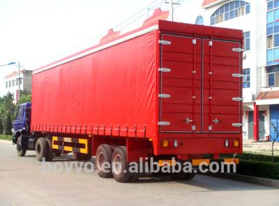 China Strengthen Container Semi Trailer , Cargo Box Semi Trailer Used to Carry Goods for sale