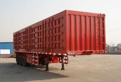 China Dry Cargo Box Semi Trailer Side Door Back Door Truck Trailer Express Semi Trailer Logistics transport vehicle Trailer for sale