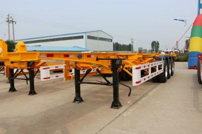 China 40ft container transportation skeleton semi trailer container chassis Container Semi Trailer in Africa for sale