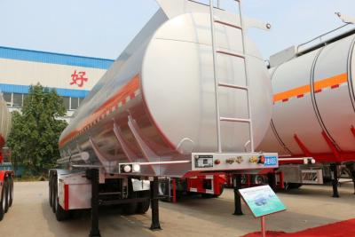 China 3 Axle Tank Semi Trailer 40-60CBM Tanker Trailer Or Fuel Petroleum Diesel Oil for sale